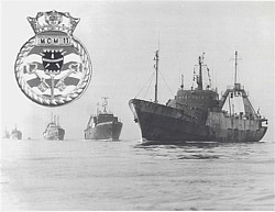 Minesweeping trawlers of the 11th MCM Squadron at Gibraltar