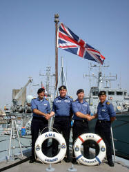 HMS Grimsby and HMS Pembroke change Commanding Officers