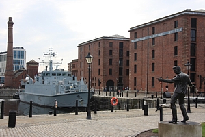 HMS Penzance in Albert Dock, Liverpool in 2009
