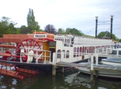 Stern paddle-wheeler Orleans at Henley