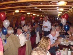 Dinner on board the Orleans