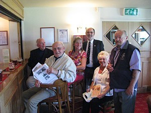Left to right: Bill Filer, Hoppy Hopewell, Claire Harris, Rob Hoole, Maureen Wilkes and Willie Wilkes
