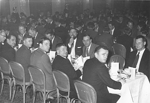 RN Divers' Dinner at Kimbells Ballroom Southsea c.1960