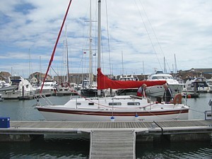 Dougout at Port Solent