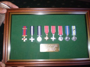 Representative medals awarded to members of the RN MCD and CD Branches