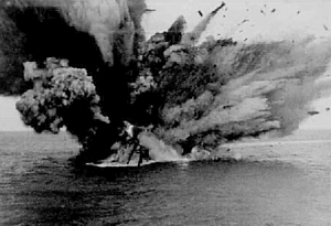 HMS Barham Blows Up