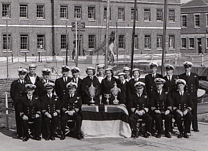 HMS Vernon's Sailing Team c.1950