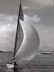 HMS Vernon's Windfall yacht See Otter c.1949