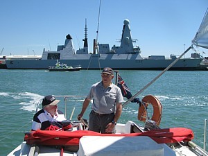 HMS Daring from Dougout