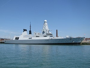 HMS Daring undressed