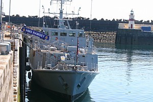 HMS Ramsey alongside in Douglas, IOM May 2009