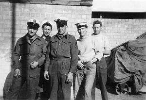RN Diving Team in Haifa 1947