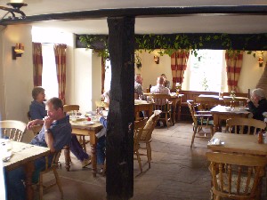 Interior of Hare & Hounds at Stoughton