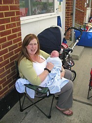 Josh Ravenhall with his mum