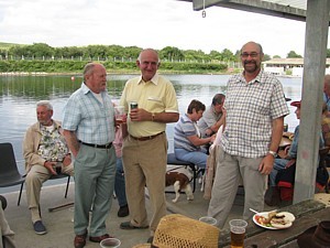 Albert Chapman with his fellow musketeers