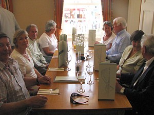 LMCDO '69 members in the Blythe Room at Gunwharf Quays