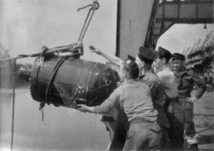 German Oyster mine recovered from Bremen docks