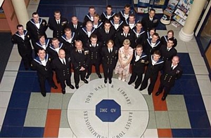 Ramsey's reception for HMS Ramsey 