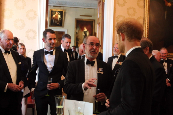 MCDOA Vice Chairman & Webmaster Rob Hoole with Prince Harry