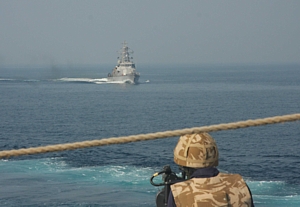 US Navy Coastal Patrol Boat during Exercise Shamal 2009