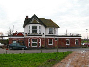 Frontage of The Woodmancote Arms